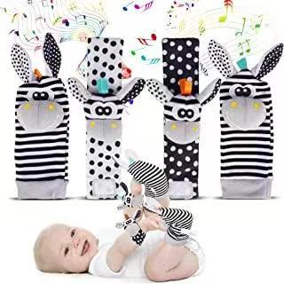 Baby Cartoon Tier Handgelenk-Glocken-Socken