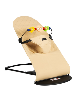 Babywippe ab Geburt – klappbar, ergonomisch & mit Spielbogen | RockerBaby®