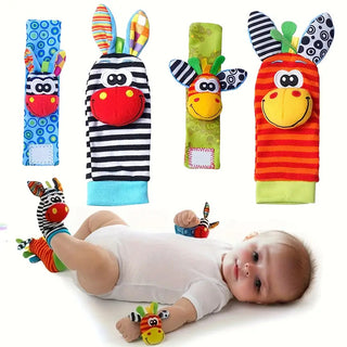 Baby Cartoon Tier Handgelenk-Glocken-Socken