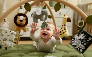 RockerBaby® Babygym – Fördert Motorik & Sinne ab Geburt