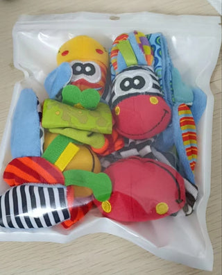 Baby Cartoon Tier Handgelenk-Glocken-Socken