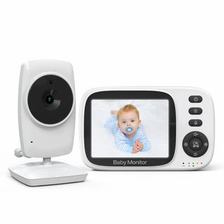 Baby Monitor mit Kamera: Kabellos, 2-Wege-Audio, Nachtsicht & 3,2’’ LCD – Für die Sicherheit Ihres Babys