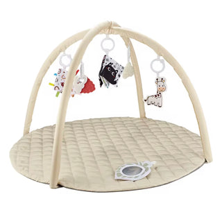RockerBaby® Entdecker Spielmatte mit Spielbogen | Ab Geburt