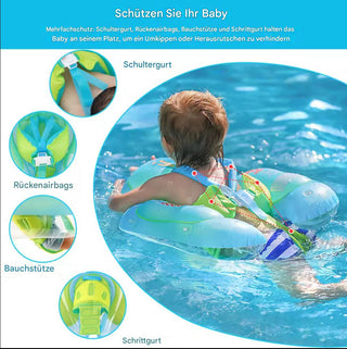Baby Schwimmring mit Sonnenschutz Badespaß ab 3 Monaten